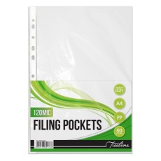 A4 Treeline File Pocket Sleeves 50's 120Mic
