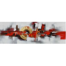 Shades of Red and Gold Canvas