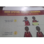 Good Sputum, Correct Diagnosis Poster