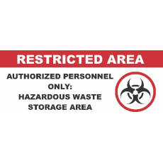 Restricted Area - Hazardous Waste