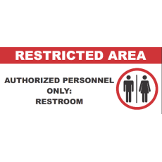 Restricted Area - Restroom