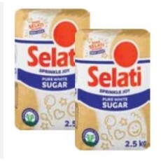 Selati White Sugar 2.5kg