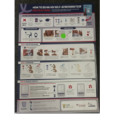 How To - HIV Self-Screening Test Poster