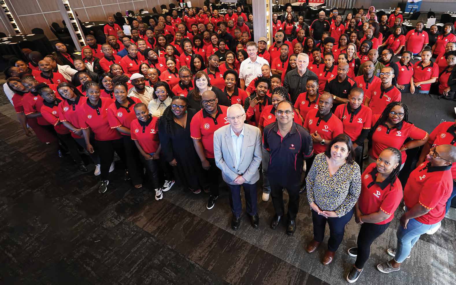 Aurum Institute staff gathered together