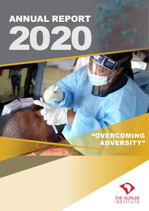 Aurum Annual Report 2020 cover